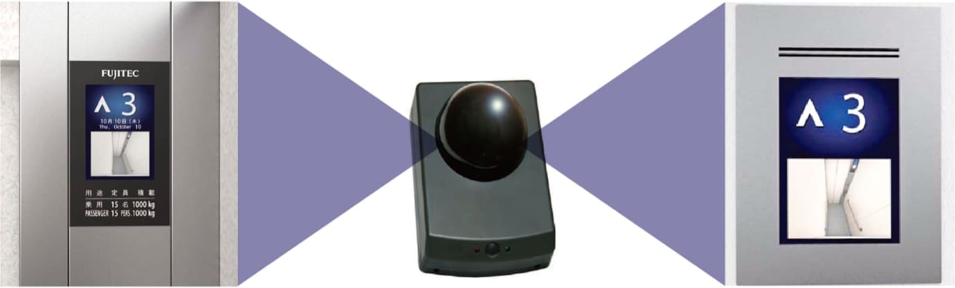 エレベーターかご内防犯カメラ